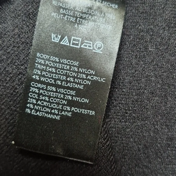 Anthropologie Logan Turtleneck Sweater In Black By Maeve Size Large, New W Tags - Picture 14 of 17